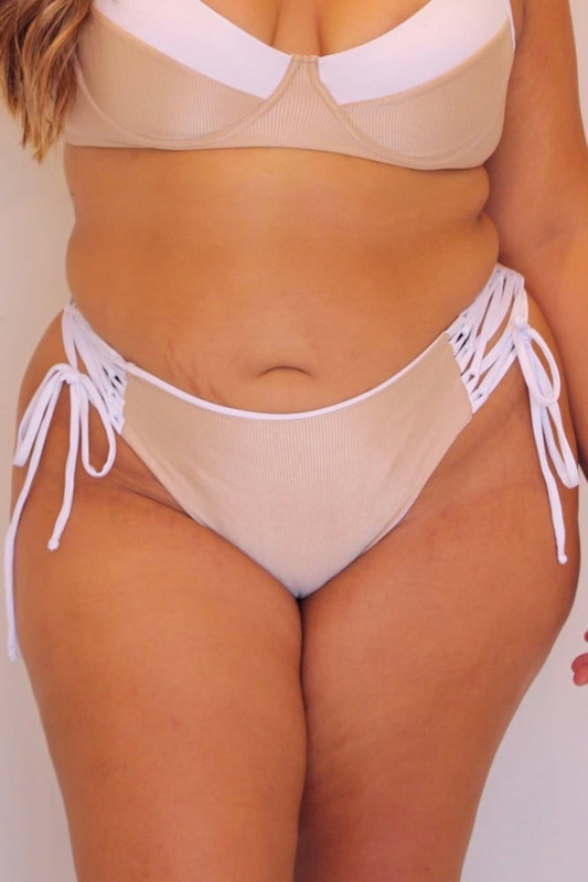 Double Sided Straps Plussize Bikini Bottom