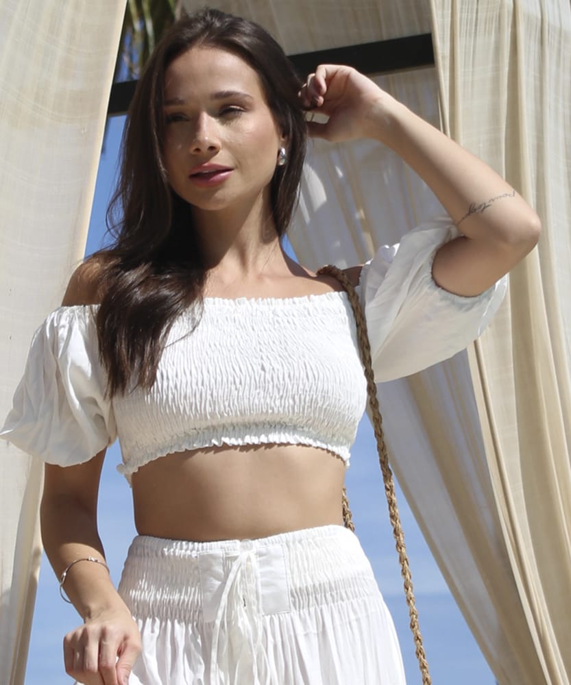 Ivory Crop Top