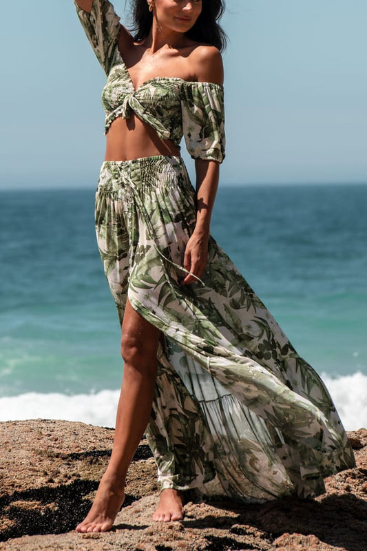 Botanical Maxi Skirt