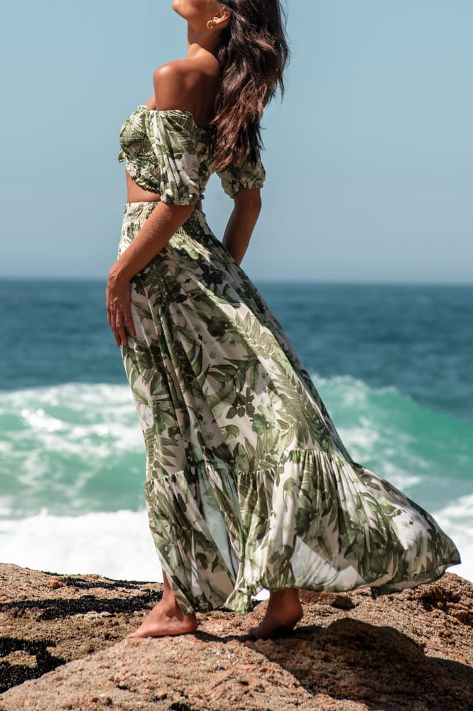 Botanical Maxi Skirt