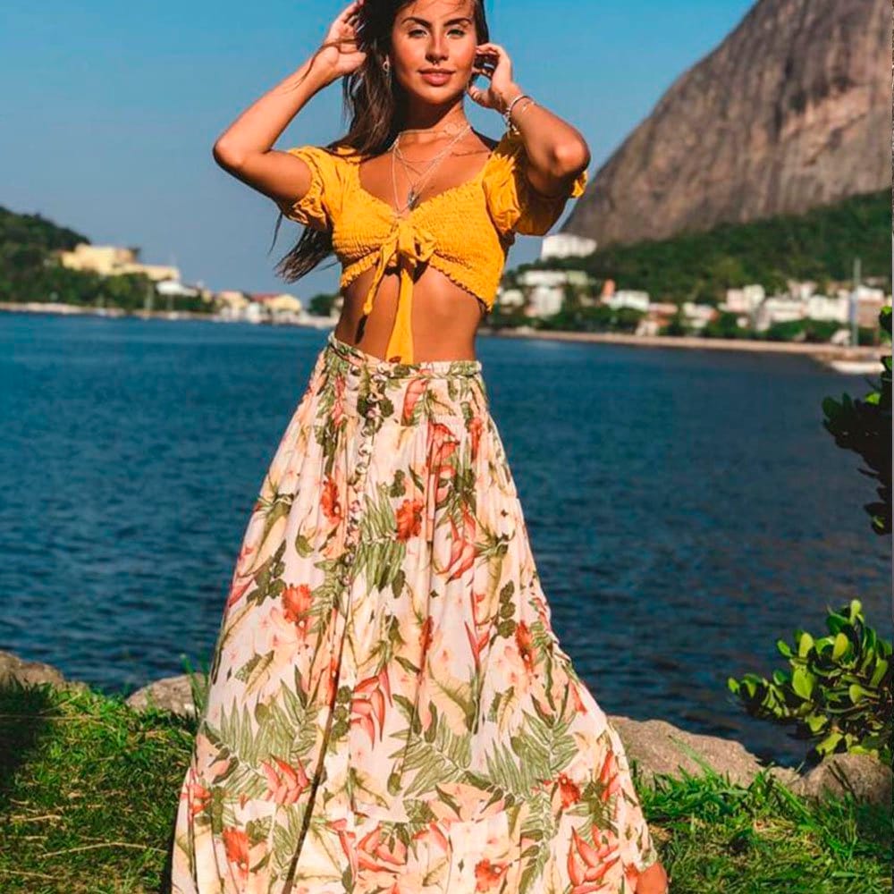 Tropical Breeze Maxi Skirt