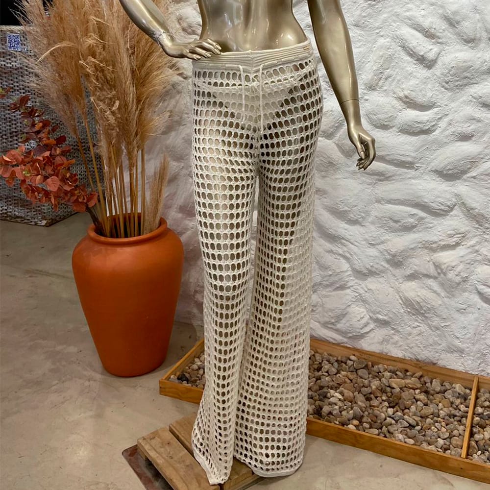 Ivory Resort Knit Pants